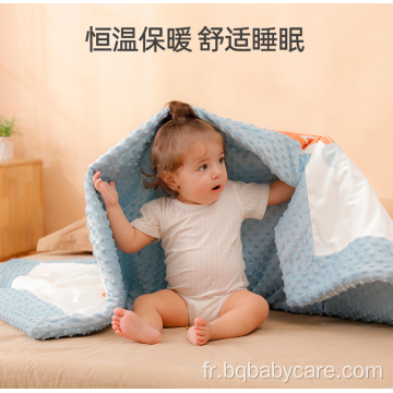 Couvertures de bébé super douce 100% coton à 100% coton